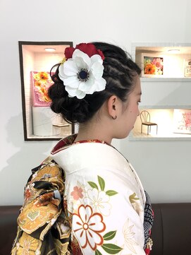 ヴィサージュ(VISAGE) 編み込み和装セット