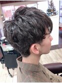 メンズパーマ!!