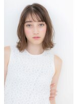 カバーヘア ブリス 北浦和(COVER HAIR bliss) シースルーバングxオンブレくすみカラー*小顔外ハネボブY北浦和