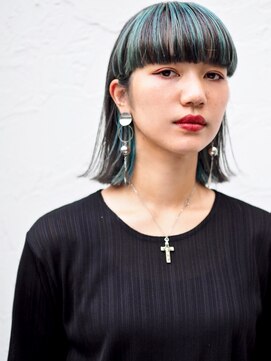 ベロニカ ヘアー(Beronica HAIR) グリーン×ワイドバング◆