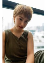 オースティン 門前仲町(AUSTIN)&nbsp;大人かわいい前髪セシルカットココアブラウンフリンジウェーブ