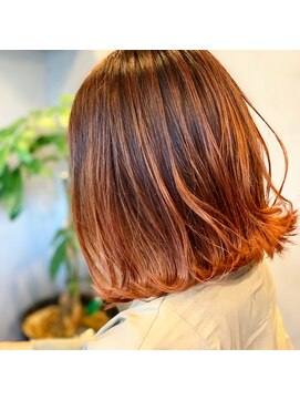 ザ サロン ヤマモト(the salon yamamoto) orange color