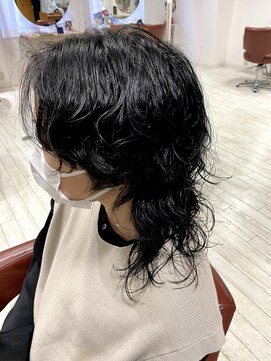 ビードロ 吉祥寺店(vi dro) 【お客様スタイル】ウルフカット×エッジパーマ