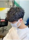■メンズ波巻きパーマ