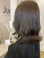 ジュエ ヘアー デザイン(Jue hair design)&nbsp;波まきヘア×グレージュ