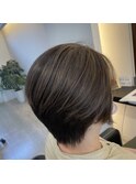 【白髪ぼかしハイライト】アッシュベージュハイライト