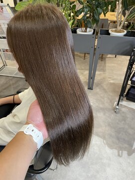 ナンバー(number+) 20代30代40代髪質改善トリートメントモカベージュナチュラル