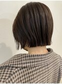 切りっぱなしボブ
