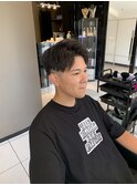 ショートアップバングジェットモヒカンフェードカットスウィング