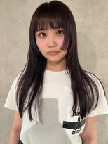 ハイプ(HYPE)&nbsp;【Manae】ぱっつん前髪×姫カットロング