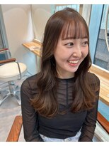 パーク 福岡天神西通り店(parc)&nbsp;ブリーチなしハイトーンオリーブベージュオリーブカラー