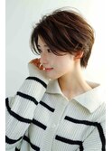 セクションカラー/ペールベージュ/透明感ショート[二子玉川]