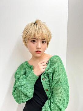 エアー 横浜(AIR) 【長谷川】ブロンドレイヤーショート