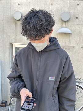 アイズ 海老名(AIZU) 強め波巻きパーマ 波巻きスパイラル プードルパーマ マッシュ