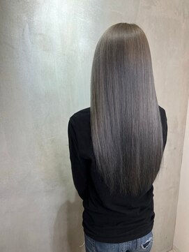 アンダーバーホワイト モデ 富田林店(_WHITE mode) 透明感カラー★20代30代ダブルカラーブリーチグレージュアッシュ