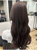 ピンクベージュ×ブリーチなし