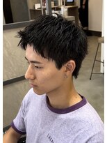 スイッチ(men's SWITCH)&nbsp;大分メンズスパイキーショートツイストスパイラルパーマ刈り上げ