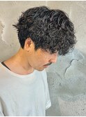 波巻きスパイラルパーマメンズパーマメンズマッシュ群馬県高崎市
