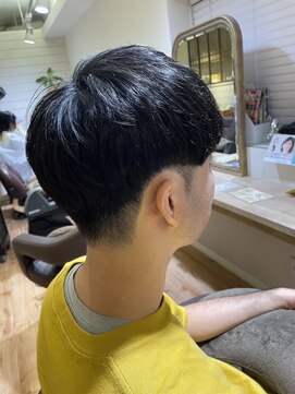 ハチマルハチ エアー 向ヶ丘遊園店(808 air) 刈り上げマッシュ@30代40代50代60代