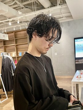 ヘアーエスクールシーユー 枚方T-SITE店(hair S.COEUR×Cu) メンズパーマ