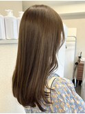 30代40代オリーブベージュ髪質改善酸性ストレートハイライト