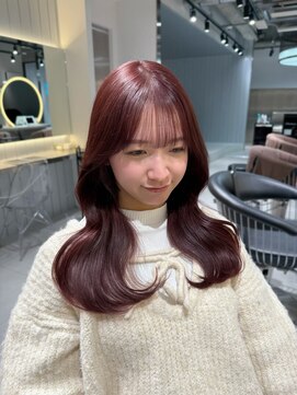 ロンドウル 熊本(Lond ulu) 韓国ヘア/ブリーチなし/顔周りカット/レイヤーカット/