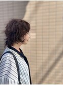 ショートウルフパーマ