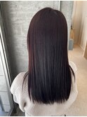 ブリーチなしチェリーカラー