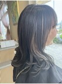 白髪ぼかしのハイライト