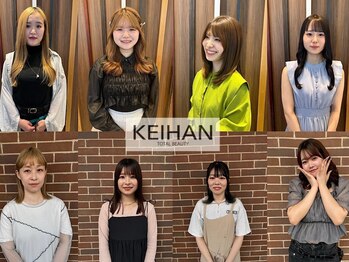 ケイハン(KEIHAN)の写真/ハイセンス×トレンドに敏感な女性スタイリストが多数在籍!女性同士だから緊張せずリラックスして過ごせる