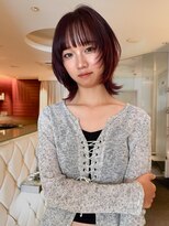 ヤヨイブレインズフェアリー(YAYOI BRAINS fairy)&nbsp;レッドカラー×ウルフボブ