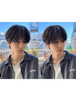 [#メンズカット]【爽やかメンズカット+スタイリング￥4400】頭の形を綺麗にみせるcutがmen'sから人気