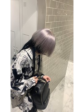 ホワイト×ウルフエクステ