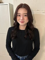 ルフトバイアンビエンテ(Luft by ambiente)&nbsp;ピンクブラウン×レイヤースタイル