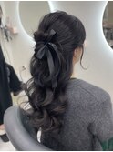 ゆるふわカチモリ/心斎橋ヘアセット