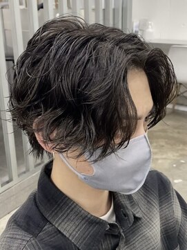 エリマ 横浜西口(elima) 横浜西口ツイストスパイラルパーマツイスパセンターパートmen's