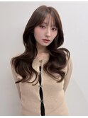 韓国風/レイヤーカット/顔周り/顔まわり/髪質改善/ベージュ