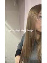 デフラグ(DEFRAG-Peridot huit-)&nbsp;calm beige ブリーチオンカラー