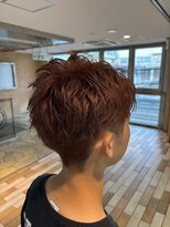 ケンジ 平塚 アネッタ(KENJE annetta) 刈り上げマッシュショート 暖色カラー