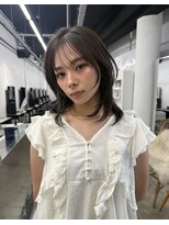ピア ヤクイン(Pia Yakuin)&nbsp;くびれレイヤー/顔周りカット/グレージュカラー/ 福岡　薬院