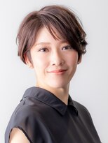 ダブル(DOUBLE) ハッシュカットグレージュデザインカラーツートーンカラー高松