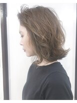 ヘアーアンドアトリエ マール(Hair&Atelier Marl)&nbsp;【Marl外国人風スタイル】セミウエットな質感の無造作ボブ♪