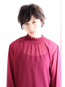 ウォーム(warm) イルミナ大人可愛い耳かけショート《鶴見 美容室 warm》