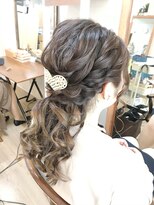 ロカット サロン(Roquat Salon)&nbsp;ローポニー結婚式アレンジ【ヘアアレンジ  立川/立川南/八王子】