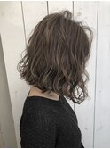 アッシュベージュハイライト