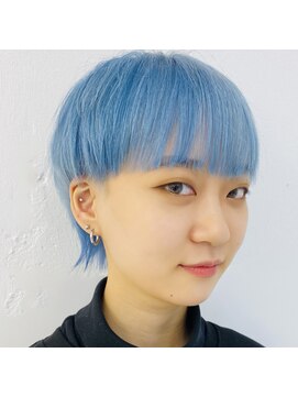 クク(QUQU) アイスブルーショート