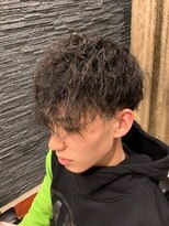 プレミアムバーバー 目黒店(PREMIUM BARBER produce by HIRO GINZA) バチバチツイストスパイラルパーマ