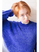 クラン(clan)&nbsp;外はねミディ#ひし形ピンクベージュボブルフ