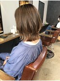 【天神今泉loty赤星雄介】切りっぱなしレイヤー×ベージュカラー