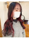 インナーカラー赤♪ / 中森しゅう